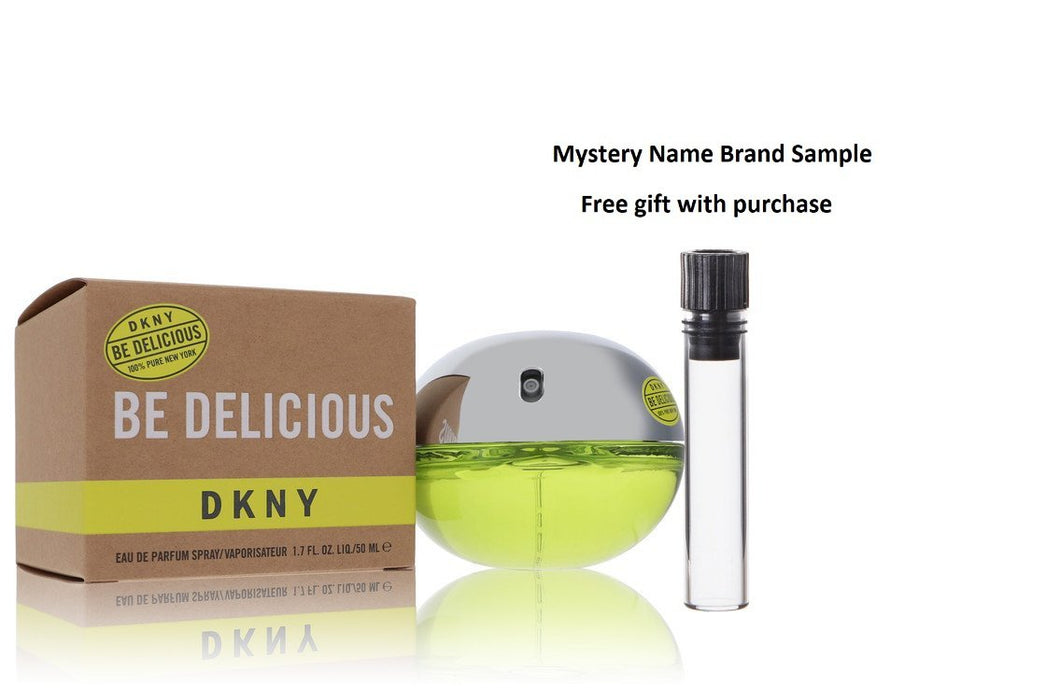 Be Delicious by Donna Karan Eau De Parfum Spray 1.7 oz And a Mystery Name brand sample vile