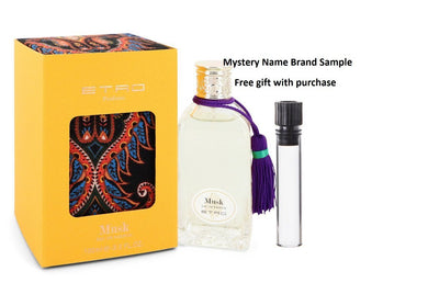 Etro Musk by Etro Eau De Parfum Spray 3.3 oz And a Mystery Name brand sample vile