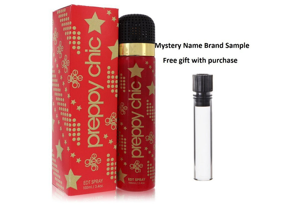 Glee Preppy Chic by Marmol & Son Eau De Toilette Spray 3.4 oz And a Mystery Name brand sample vile