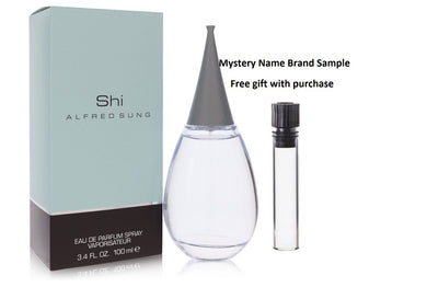 SHI by Alfred Sung Eau De Parfum Spray 3.4 oz And a Mystery Name brand sample vile