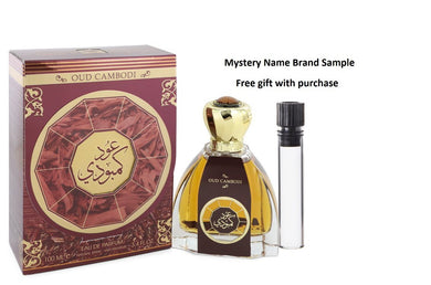 Oud Cambodi by Rihanah Eau De Parfum Spray (Unisex) 3.4 oz And a Mystery Name brand sample vile