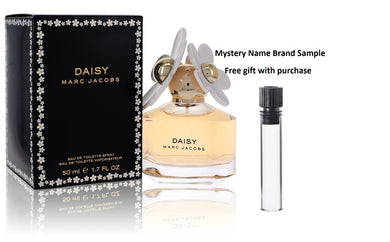 Daisy by Marc Jacobs Eau De Toilette Spray 1.7 oz And a Mystery Name brand sample vile