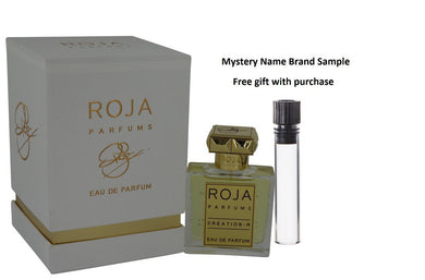 Roja Creation-R by Roja Parfums Eau De Parfum Spray 1.7 oz And a Mystery Name brand sample vile