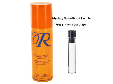 R De Revillon by Revillon Deodorant Spray 5 oz And a Mystery Name brand sample vile