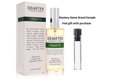 Demeter Fraser Fir by Demeter Cologne Spray 4 oz And a Mystery Name brand sample vile