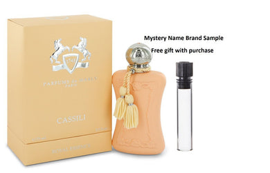 cassili by Parfums De Marly Eau De Parfum Spray 2.5 oz And a Mystery Name brand sample vile