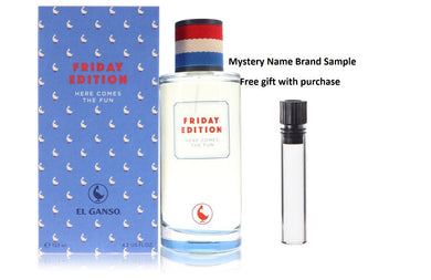 Friday Edition by El Ganso Eau De Toilette Spray 4.2 oz And a Mystery Name brand sample vile