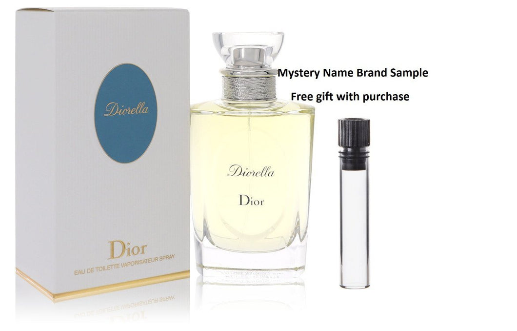 DIORELLA by Christian Dior Eau De Toilette Spray 3.4 oz And a Mystery Name brand sample vile