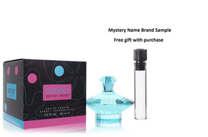 Curious by Britney Spears Eau De Parfum Spray 3.3 oz And a Mystery Name brand sample vile