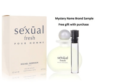 Sexual Fresh by Michel Germain Eau De Toilette Spray 4.2 oz And a Mystery Name brand sample vile