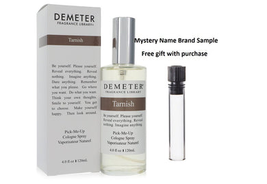 Demeter Tarnish by Demeter Cologne Spray (Unisex) 4 oz And a Mystery Name brand sample vile