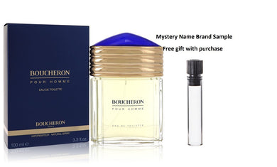 BOUCHERON by Boucheron Eau De Toilette Spray 3.4 oz And a Mystery Name brand sample vile
