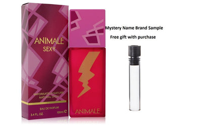 Animale Sexy by Animale Eau De Parfum Spray 3.4 oz And a Mystery Name brand sample vile