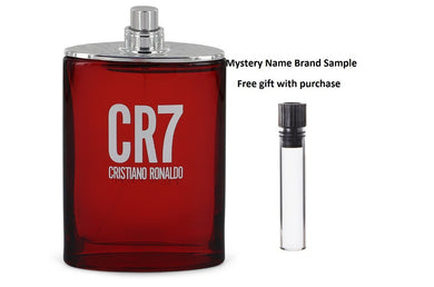 Cristiano Ronaldo CR7 by Cristiano Ronaldo Eau De Toilette Spray (Tester) 3.4 oz And a Mystery Name brand sample vile