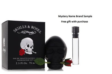 Skulls & Roses by Christian Audigier Eau De Toilette Spray 2.5 oz And a Mystery Name brand sample vile