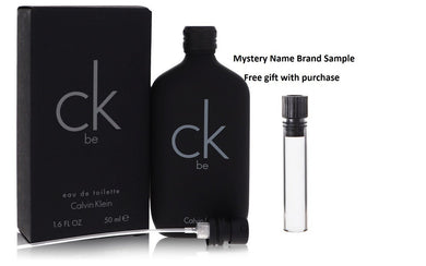 CK BE by Calvin Klein Eau De Toilette Spray (Unisex) 1.7 oz And a Mystery Name brand sample vile