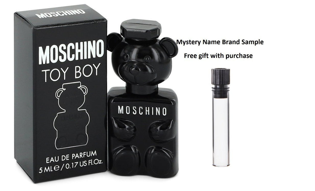 Moschino Toy Boy by Moschino Mini EDP .17 oz And a Mystery Name brand sample vile