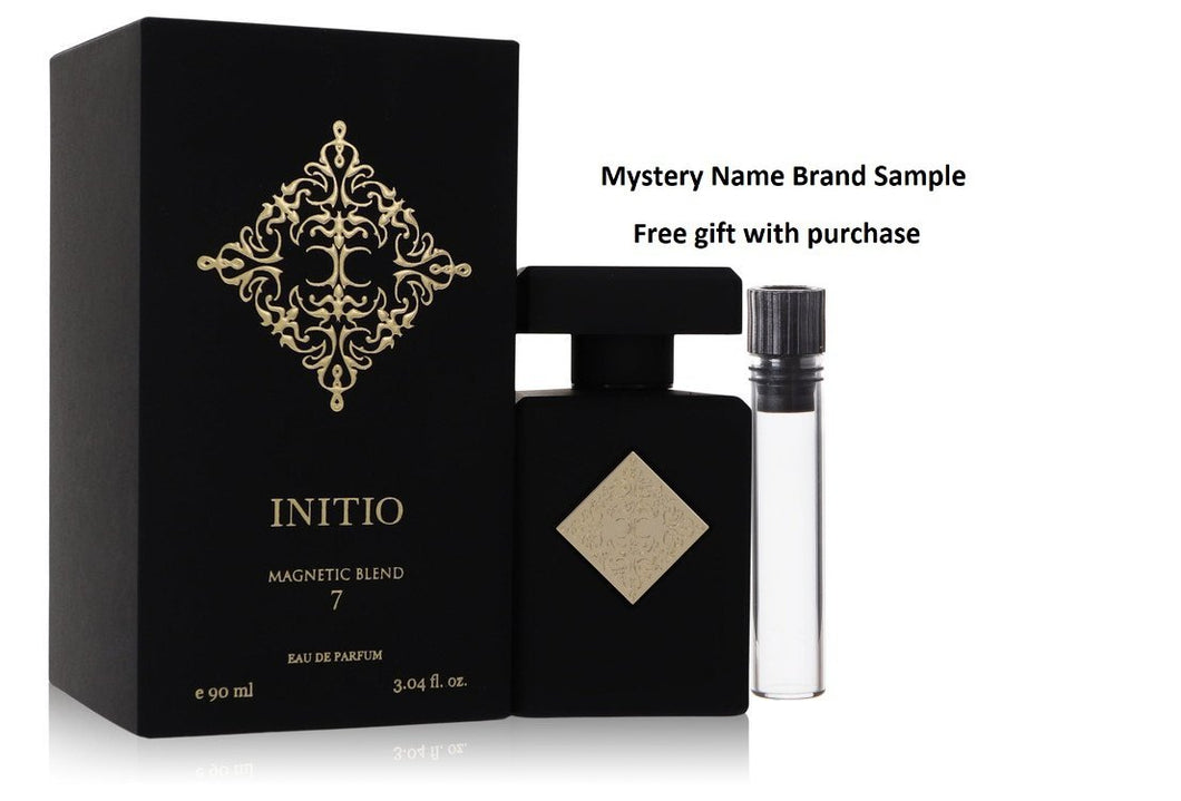 Initio Magnetic Blend 7 by Initio Parfums Prives Eau De Parfum Spray (Unisex) 3.04 oz And a Mystery Name brand sample vile