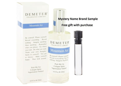Demeter Mountain Air by Demeter Cologne Spray 4 oz And a Mystery Name brand sample vile