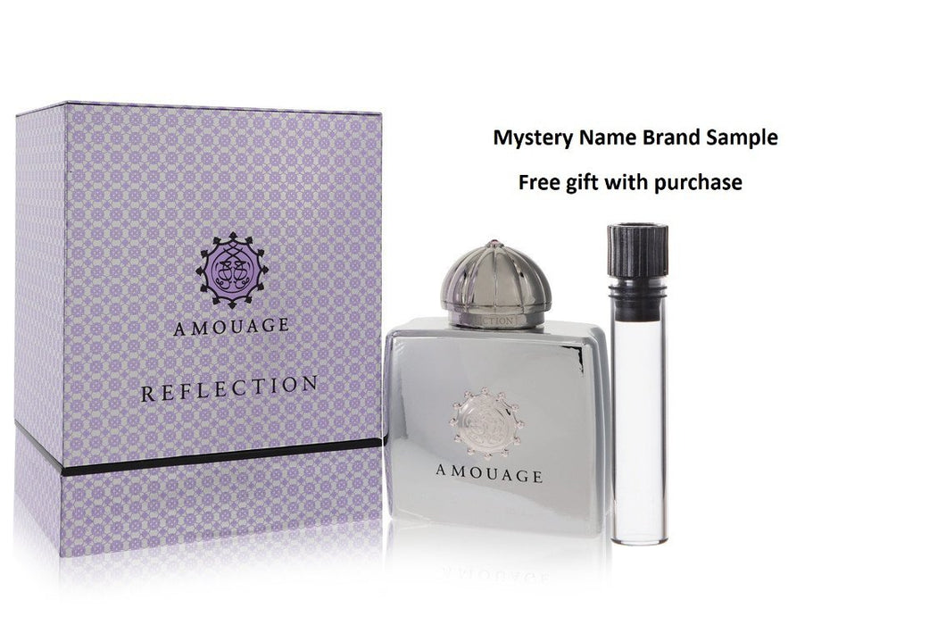 Amouage Reflection by Amouage Eau De Parfum Spray 3.4 oz And a Mystery Name brand sample vile