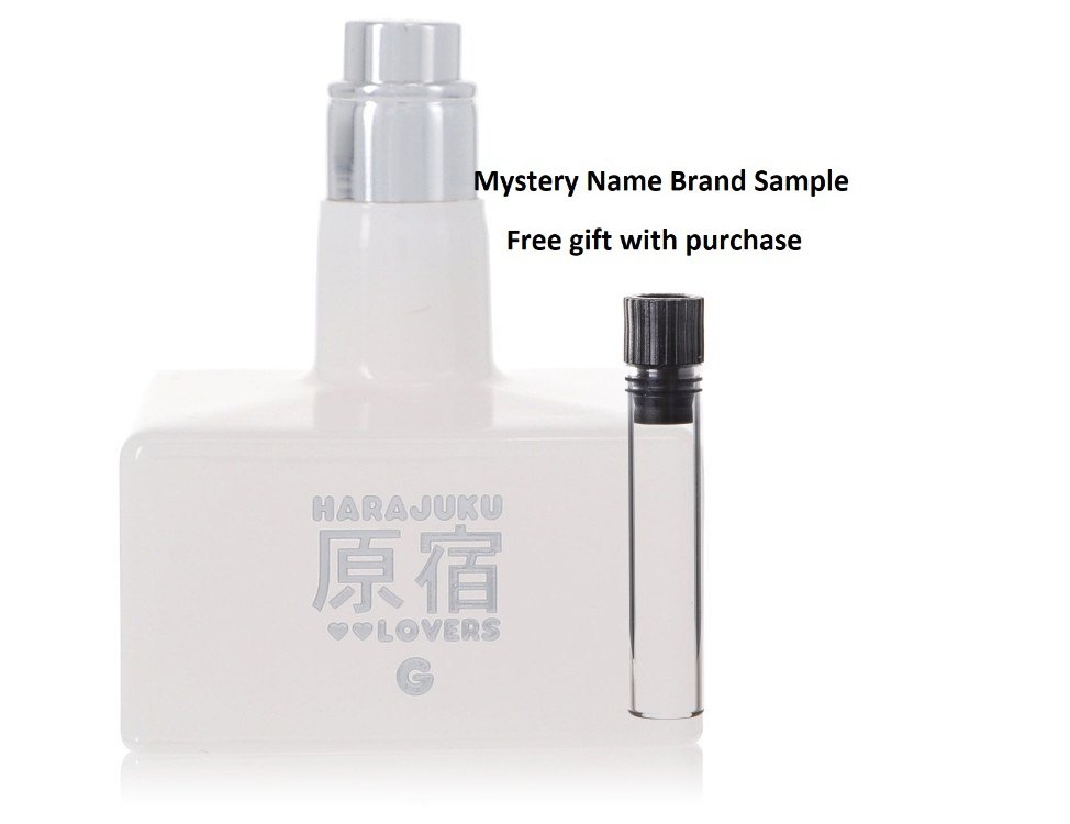 Harajuku Lovers Pop Electric G by Gwen Stefani Eau De Parfum Spray (Tester) 1.7 oz And a Mystery Name brand sample vile