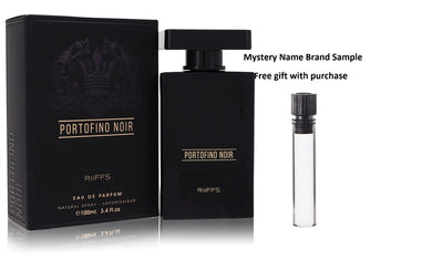 Portofino Noir by Riiffs Eau De Parfum Spray 3.4 oz And a Mystery Name brand sample vile