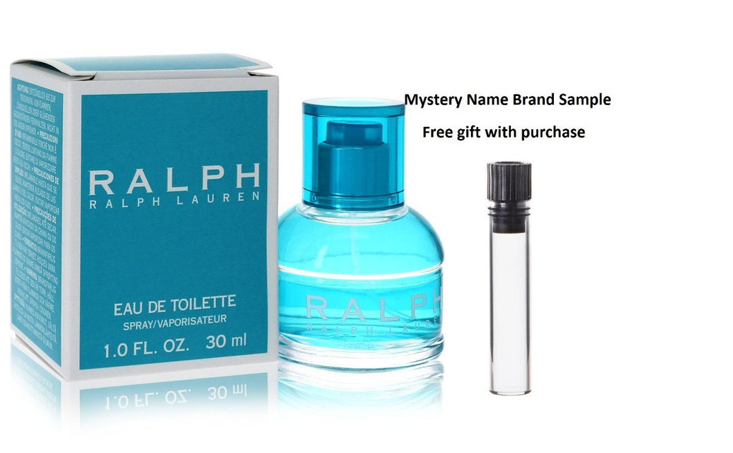 RALPH by Ralph Lauren Eau De Toilette Spray 1 oz And a Mystery Name brand sample vile
