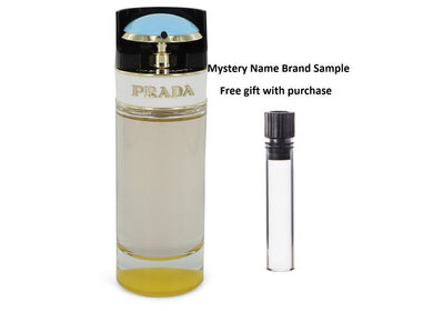 Prada Candy Sugar Pop by Prada Eau De Parfum Spray (Tester) 2.7 oz And a Mystery Name brand sample vile