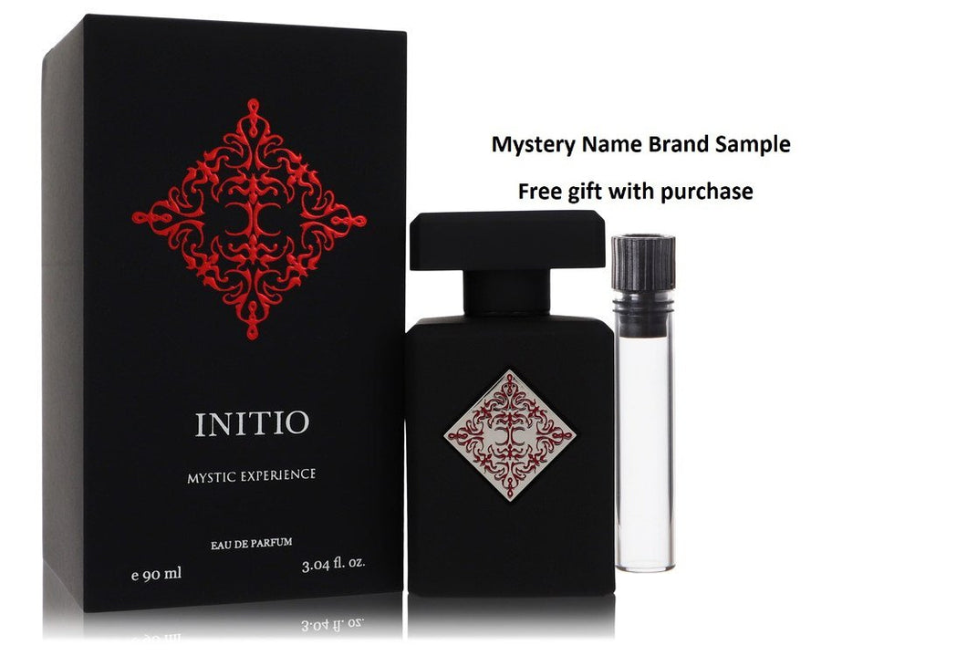 Initio Mystic Experience by Initio Parfums Prives Eau De Parfum Spray (Unisex) 3.04 oz And a Mystery Name brand sample vile