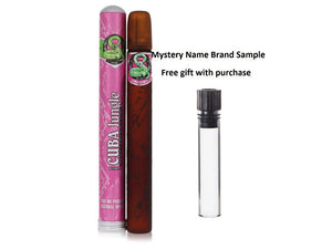 CUBA JUNGLE SNAKE by Fragluxe Eau De Parfum Spray 1.15 oz And a Mystery Name brand sample vile