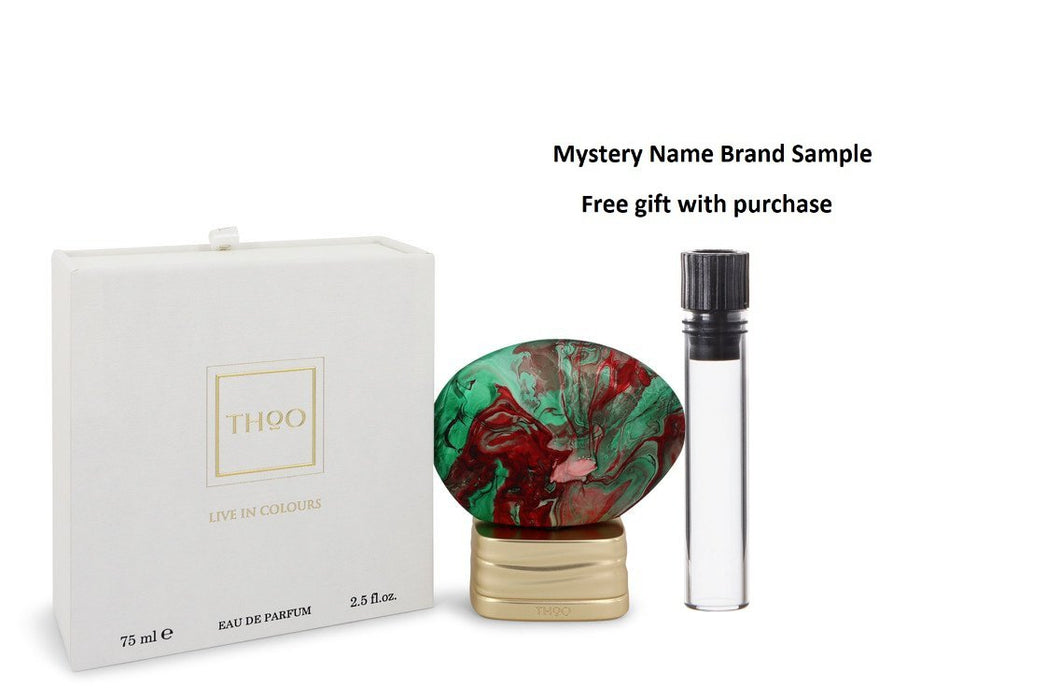 Live In Colours by The House of Oud Eau De Parfum Spray (Unisex) 2.5 oz And a Mystery Name brand sample vile