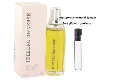 Iceberg Universe by Iceberg Eau De Toilette Spray 3.4 oz And a Mystery Name brand sample vile