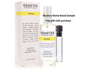 Demeter Sunshine by Demeter Cologne Spray 4 oz And a Mystery Name brand sample vile