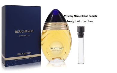 BOUCHERON by Boucheron Eau De Toilette Spray 3.3 oz And a Mystery Name brand sample vile