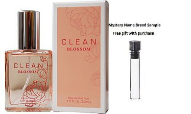 CLEAN BLOSSOM by Clean EAU DE PARFUM SPRAY 1 OZ for WOMEN And a Mystery Name brand sample vile