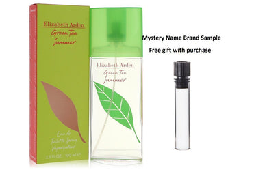 Green Tea Summer by Elizabeth Arden Eau De Toilette Spray 3.4 oz And a Mystery Name brand sample vile