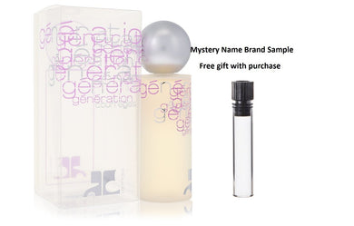 Courreges Generation by Courreges Eau De Toilette Spray 3.4 oz And a Mystery Name brand sample vile