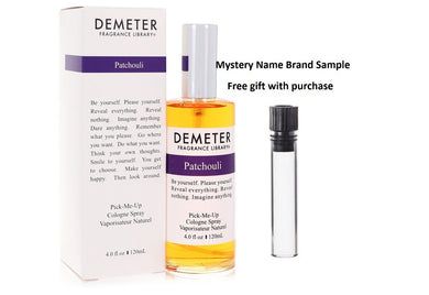 Demeter Patchouli by Demeter Cologne Spray 4 oz And a Mystery Name brand sample vile