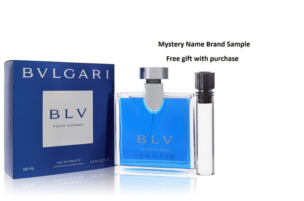 BVLGARI BLV by Bvlgari Eau De Toilette Spray 3.4 oz And a Mystery Name brand sample vile