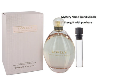 Lovely by Sarah Jessica Parker Eau De Parfum Spray 6.7 oz  And a Mystery Name brand sample vile