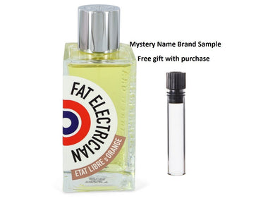 Fat Electrician by Etat Libre D'orange Eau De Parfum Spray (Tester) 3.38 oz And a Mystery Name brand sample vile