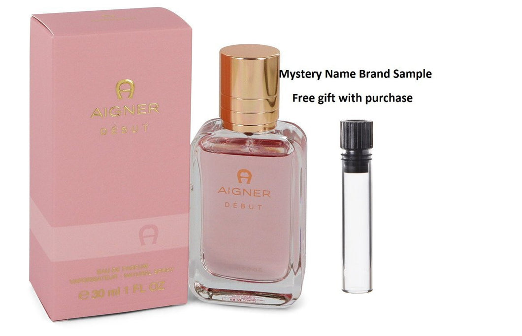 Aigner Debut by Etienne Aigner Eau De Parfum Spray 1 oz And a Mystery Name brand sample vile
