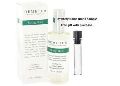Demeter String Bean by Demeter Cologne Spray (Unisex) 4 oz And a Mystery Name brand sample vile