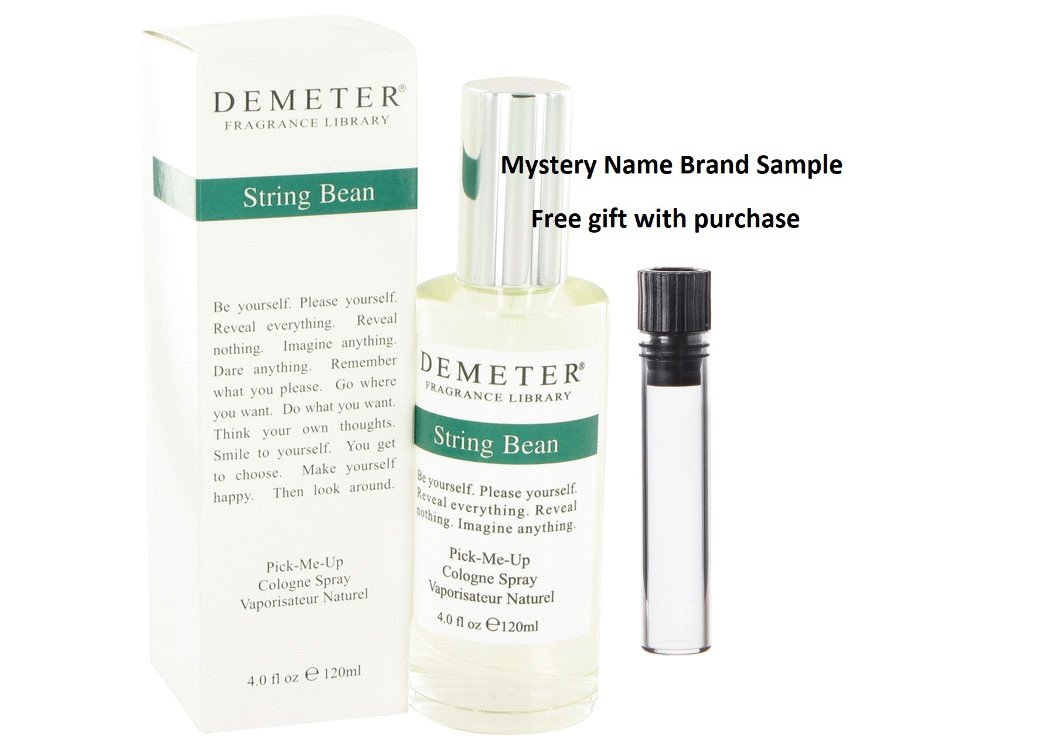 Demeter String Bean by Demeter Cologne Spray (Unisex) 4 oz And a Mystery Name brand sample vile