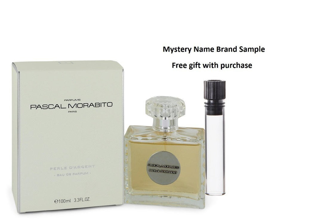 Perle D'argent by Pascal Morabito Eau De Parfum Spray 3.4 oz And a Mystery Name brand sample vile