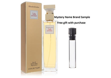 5TH AVENUE by Elizabeth Arden Eau De Parfum Spray 2.5 oz And a Mystery Name brand sample vile