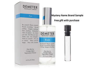 Demeter Rain by Demeter Cologne Spray 4 oz And a Mystery Name brand sample vile