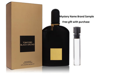 Black Orchid by Tom Ford Eau De Parfum Spray 3.4 oz And a Mystery Name brand sample vile