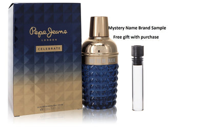 Pepe Jeans Celebrate by Pepe Jeans London Eau De Parfum Spray 3.4 oz And a Mystery Name brand sample vile