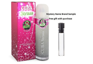 Cuba Strass Snake by Fragluxe Eau De Parfum Spray 3.4 oz And a Mystery Name brand sample vile